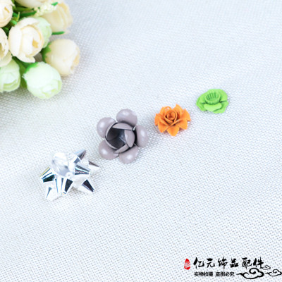 Iron Sheet Metal Small Flower Head Buckle Ornament Accessories Clothing Accessories Accessories Accept Pre