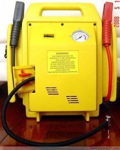 Three-in-one vehicle emergency start power strip lighting emergency air pump outdoor emergency multi-function battery