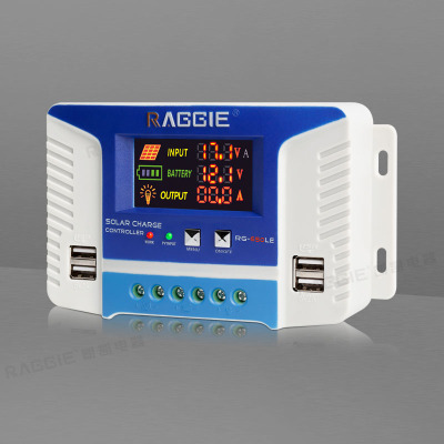 50A 12/24V solar charge and discharge controller with USB