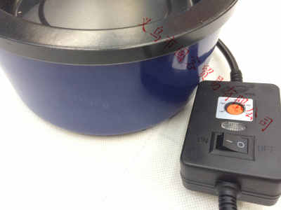 [Guke] Large Capacity Hot Melt Glue Furnace Pot High Temperature Resistant Electric Ceramic with Indicator Light Temperature Control Switch