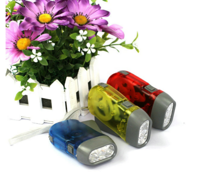 Hand pressure LED light Hand pressure flashlight emergency light