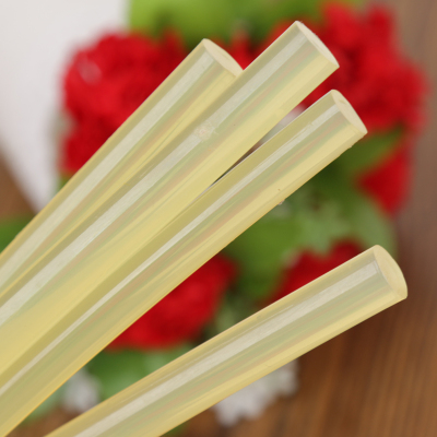 Environmentally Friendly Yellow Transparent Glue Stick Hot Melt Glue Stick Hot Sol Strip