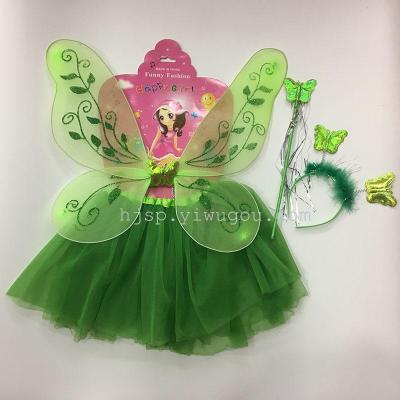 Butterfly wings four sets, children's performance props, Christmas day supplies