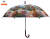 Anti ultraviolet ray scenery anti opaque straight rod umbrella