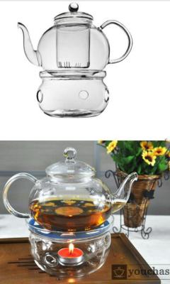 Teapot tea pot heating teapot handmade heat-resistant borosilicate glass tea set kungfu tea set