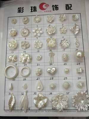 Imitation pearl flower type acrylic beads plastic beads