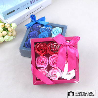 Teacher's day gift box creative gift of soap rose qixi valentine's day birthday gift