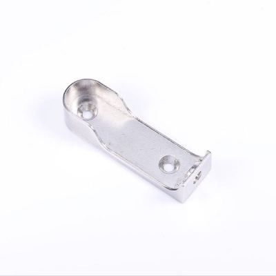 Zinc alloy coat seat, wardrobe closet clothes hanging rod tube holder, 16 thick clothing care