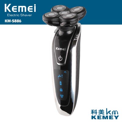 Kemei KM-5886 body wash five knife head razor