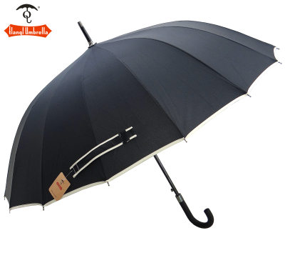 The new UV super solid straight rod umbrella business man