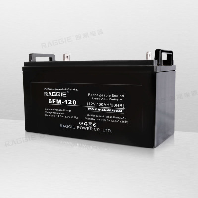 120AH 12V black  color solar lead-acid battery deep cycle