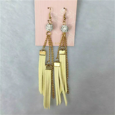 Lovely ball clay creative popular Korean cashmere lady all-match Earrings