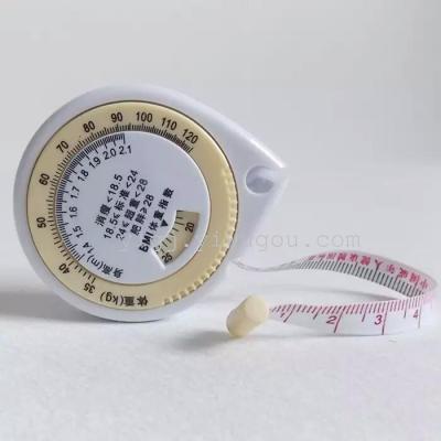 Custom made BMI health Custom advertising wrap BMI waist measurement scale mini drop gift scale