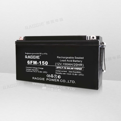 150AH 12V black  color solar lead-acid battery deep cycle