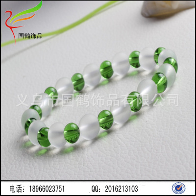 Color acrylic beads bracelet imitation crystal bracelets transfer female models