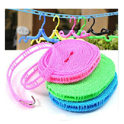 5 meters windproof clothes hook rope fence type antiskid clothesline drying clothes hanging rope rope outdoor travel