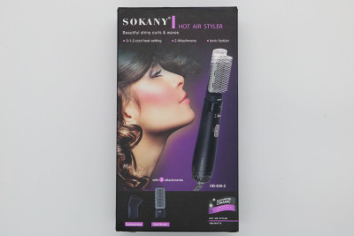Sokany 826-2 comb hair dryer hair comb comb with hot blast