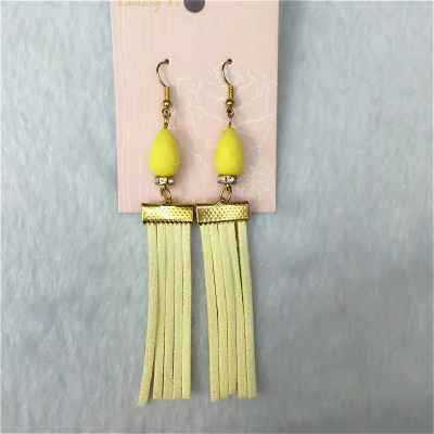 Fashion small lovely Korean cashmere all-match acrylic rings earrings