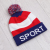 The Factory Direct Striped Elastic Knitted Cap Wool Cap Cover Cap
