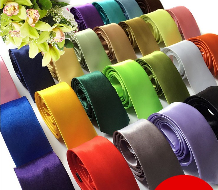  5cm韩版男女士英伦窄版休闲素色团体纯色领带 厂家批发