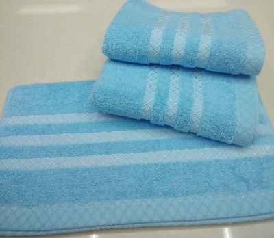 Pure Cotton Plain Three Satin Towels Wholesale and Retail