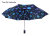 The new UV European fashion baby dot three automatic folding umbrella