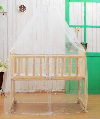 Baby swing with mosquito net variable desk can be solid wood bed guardrail rollover