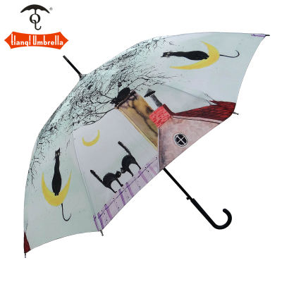 Anti ultraviolet fashionable London telephone booth straight rod umbrella