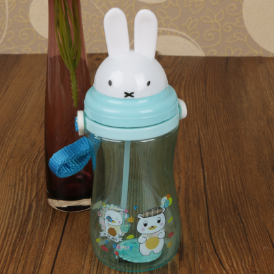 Children Straw cup leakproof durable plastic cup with cup kettle in summer