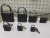 Various specifications of black padlock pujiang gold keys