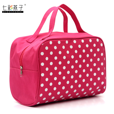 Korean cute Polka Dot Bento bag handbag bag factory direct