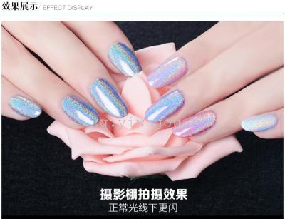 Manicure essential color paste powder film mirror wafer roe sky Aurora powder laser color powder cosmetics