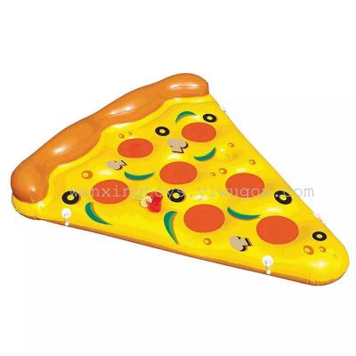 PVC inflatable floating row of pizza floating row mounts adult swimming ring 180cm