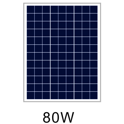80W Solar panel  POLY crystalline solar PV modules