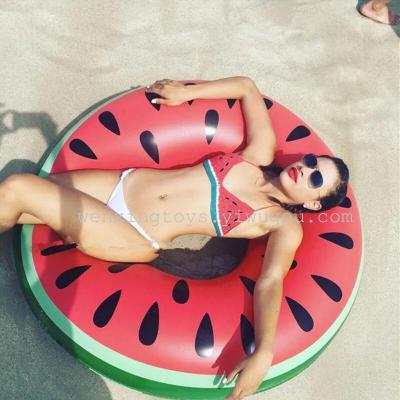 PVC inflatable toys watermelon swimming laps to increase the thickness of the 120cm