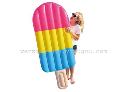 PVC inflatable floating row row ice cream ice cream rich fear swimming ring mounts 180cm