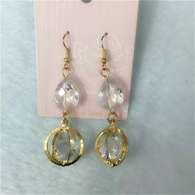 Fashion trend lovely crystal atmosphere, fresh Earrings