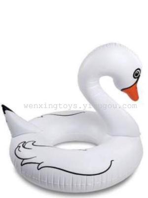 Thickening increase PVC inflatable swimming laps white swan swimming laps adult swimming laps 120cm