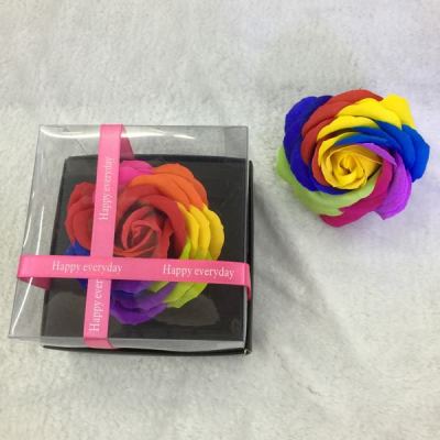 Valentine's Day gift creative soap flower gift exquisite gift box colorful flowers