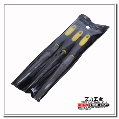 (4) 3PC steel file set shaping file fitter file