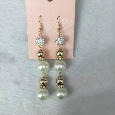 Fashion CCB ABS lovely temperament with clay ball earrings high-end atmosphere