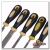 (4) 3PC steel file set shaping file fitter file