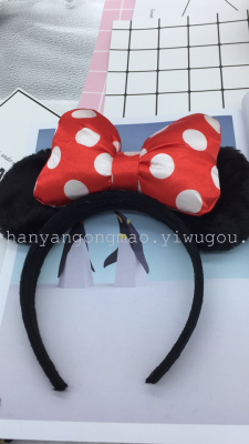 Korean version of stereo Mickey Bow Headband 144 (105)