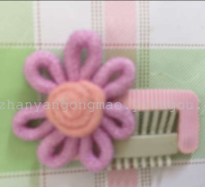 Korean flower comb hair rope ring hairpin 139 (100)