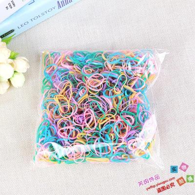 100g package strong pull constant color plastic small rubber band