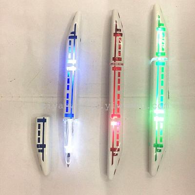 Ballpoint Pen with Light Motor Car Shape Bright Ballpoint Pen Toy Pen