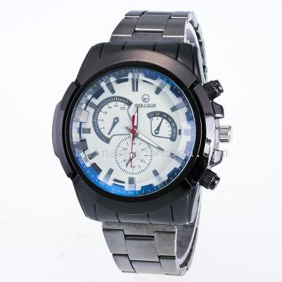 2016 eyes of three business men's business fashion color quartz watch dial watch