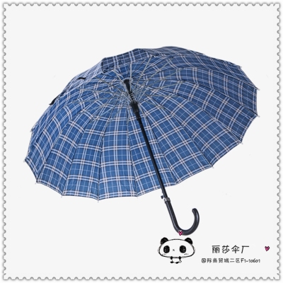 Large umbrella face straight rod lattice creative semi-automatic clear umbrella