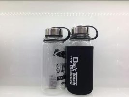 New large capacity glass with cloth cover