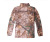 Double warm fleece cardigan mens wear camouflage breathable fleece backing